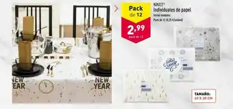 ALDI Kokett Individuales De Papel oferta