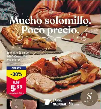 ALDI Solomillo De Cerdo Marinado Relleno Con Boletus oferta