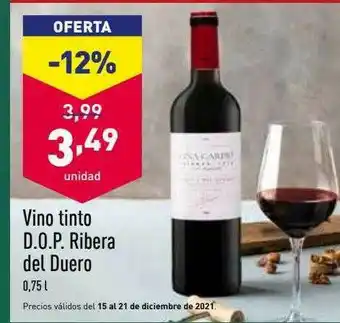 ALDI Vino Tinto D.o.p. Ribera Del Duero oferta