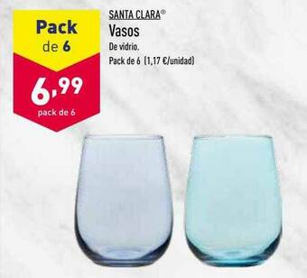 ALDI Santa Clara Vasos oferta