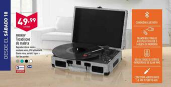 ALDI Maginon Tocadiscos De Maleta oferta