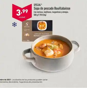 ALDI Special Sopa De Pescado Bouillabaisse oferta