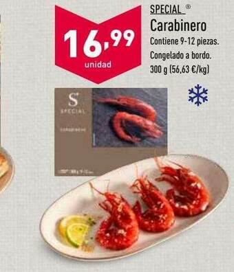 ALDI Special Carabinero oferta