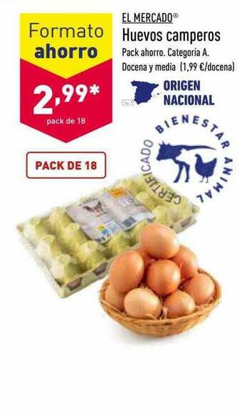 ALDI El Mercado Huevos Camperos oferta