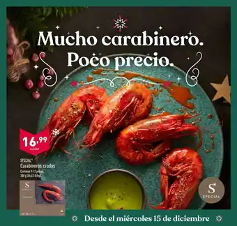ALDI Special Carabineros Crudos oferta
