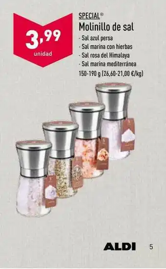 ALDI Special Molinillo De Sal oferta