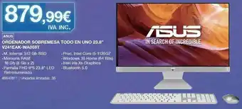 Costco Asus Ordenador Sobremesa Todo En Uno 23.8 oferta