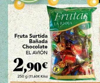 Gadis Fruta Surtida Bañada Chocolate El Avión oferta