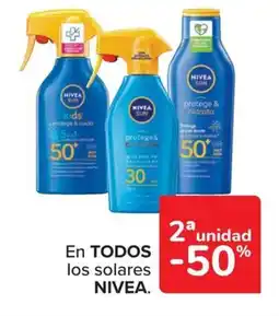 Carrefour NIVEA En todos los solares oferta