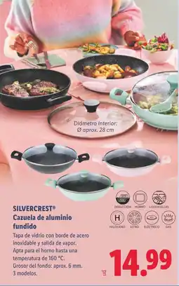 Lidl SILVERCREST Cazuela de aluminio fundido oferta