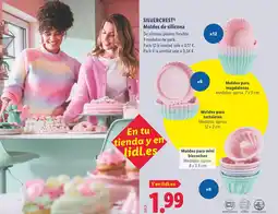 Lidl SILVERCREST Moldes de silicona oferta