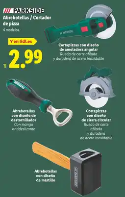 Lidl PARKSIDE Abrebotellas/Cortador de pizza oferta