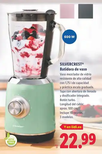 Lidl SILVERCREST Batidora de vaso oferta