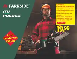 Lidl PARKSIDE Casco forestal de seguridad oferta