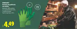 Lidl PARKSIDE Guantes de jardinería con nitrilo oferta
