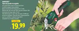 Lidl PARKSIDE Tijera de jardín recargable oferta