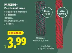 Lidl PARKSIDE Cuerda multiusos oferta