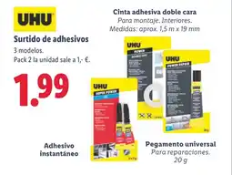 Lidl UHU Surtido de adhesivos oferta
