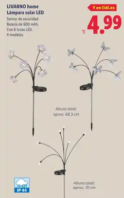 Lidl LIVARNO HOME Lámpara solar LED oferta