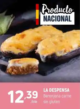 Coviran LA DESPENSA Berenjena carne sin gluten oferta