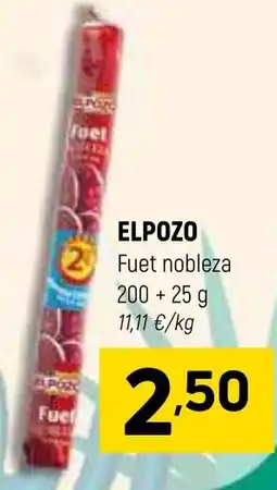 Coviran ELPOZO Fuet nobleza oferta