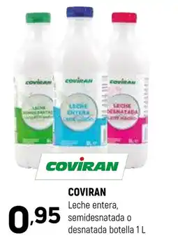 Coviran COVIRAN Leche entera, semidesnatada o desnatada oferta