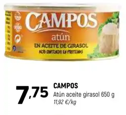 Coviran CAMPOS Atún aceite girasol oferta