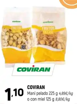 Coviran COVIRAN Maní pelado o con miel oferta