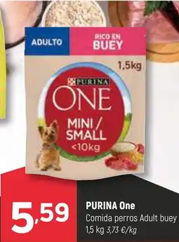 Coviran PURINA One Comida perros Adult buey oferta