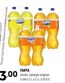 Coviran FANTA Limón, naranja original o zero oferta