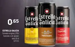 Coviran ESTRELLA GALICIA Cerveza original, 0'0% tostada o sin gluten oferta