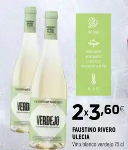 Coviran Faustino rivero ulecia vino blanco verdejo oferta
