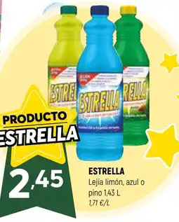 Coviran ESTRELLA Lejía limón, azul o pino oferta