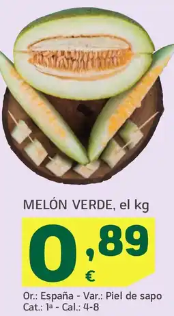 HiperDino Melón verde oferta