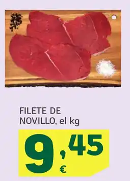 HiperDino Filete de novillo oferta