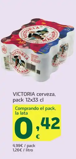 HiperDino VICTORIA cerveza oferta