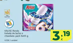 HiperDino KALISE Rondo helado de leche o Saber lache milk flavoured sabar leite Parfum lai chocolate oferta