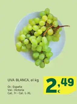HiperDino Uva blanca oferta