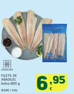 HiperDino Filete de abadejo oferta