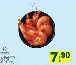 HiperDino Langostino cocido 40/60, oferta
