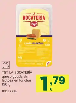 HiperDino TGT LA BOCATERÍA queso gouda sin lactosa en lonchas oferta