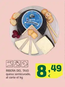 HiperDino RIBERA DEL TAJO queso semicurado oferta