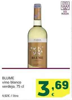 HiperDino BLUME vino blanco verdejo oferta