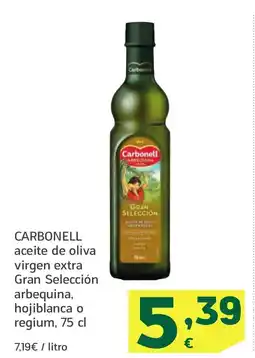 HiperDino CARBONELL aceite de oliva virgen extra Gran Selección arbequina, hojiblanca o regium oferta