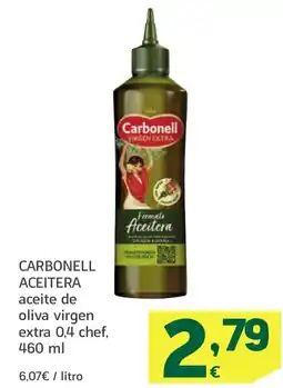 HiperDino CARBONELL ACEITERA aceite de oliva virgen extra 0,4 chef oferta