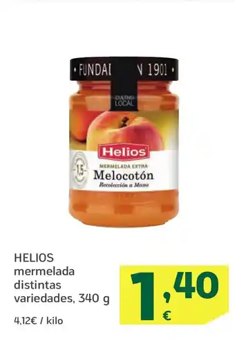 HiperDino HELIOS mermelada distintas variedades oferta