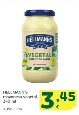 HiperDino HELLMANN'S mayonesa vegetal oferta