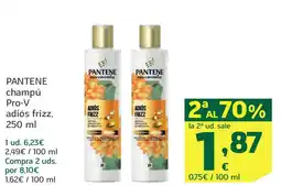HiperDino PANTENE champú adiós frizz, oferta