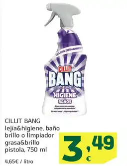 HiperDino CILLIT BANG lejía&higiene, baño brillo o limpiador grasa&brillo pistola oferta