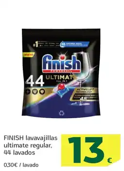 HiperDino FINISH lavavajillas ultimate regular, 44 lavados oferta